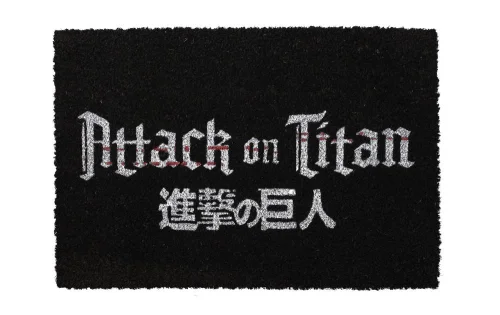 Felpudo 60x40 cm logo attack on titan