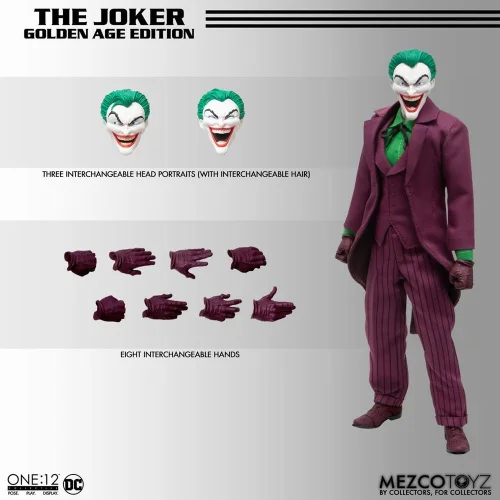 Figura mezco toyz dc universe one:12 collective the joker golden age edition 17cm