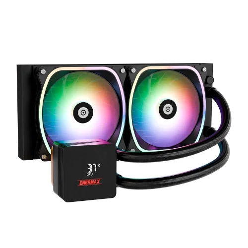 Kit refrigeracion liquida cpu enermax aquafusion ii 240mm gaming 2 x12cm