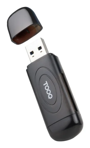 Lector tarjetas tooq usb - a 3.0 - sd - tf - negro