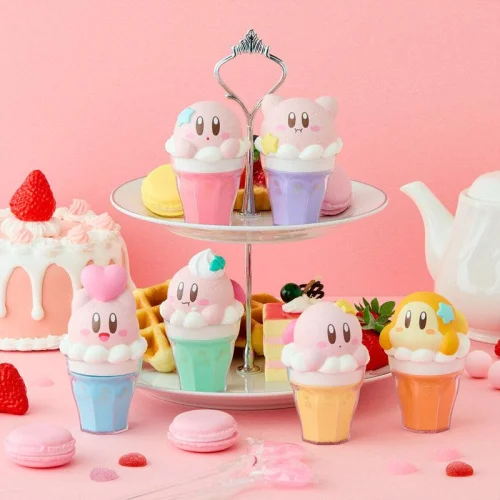 Kirby friends - chara latte float case 1 unidad aleatoria
