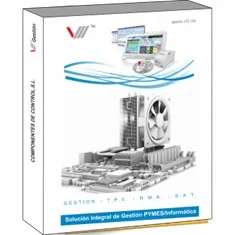Software gestion v3+ tpv + sat+ rma industrial 2 usuarios licencia electro perpetua incluye 1 año matenimiento