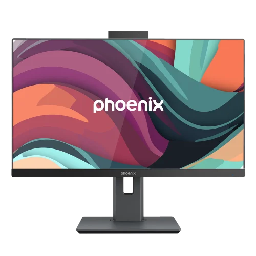 Ordenador pc all in one aio phoenix unity 23.8 pulgadas fhd ajustable altura y rotativo - web cam - intel i5 14400 - 16 gb ddr5 - 1 tb ssd win11pro