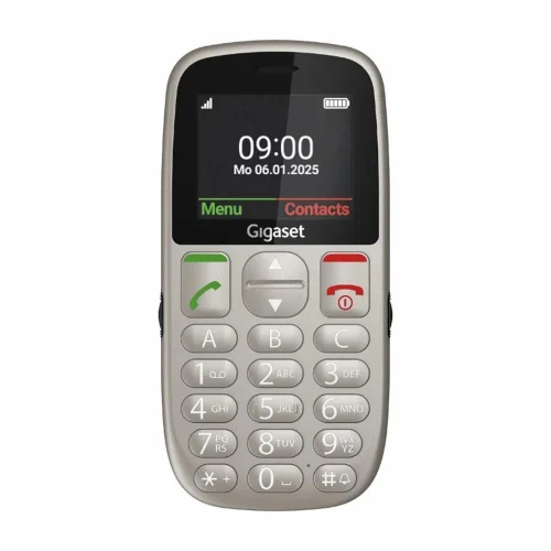 Telefono movil gigaset gl395 gris para mayores