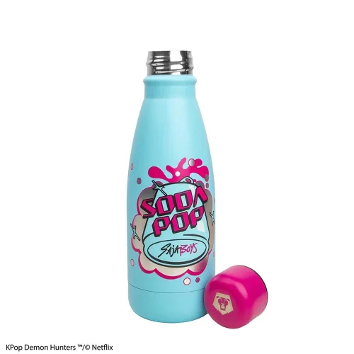 Mini botella cinereplicas kpop demon hunters soda pop 500ml