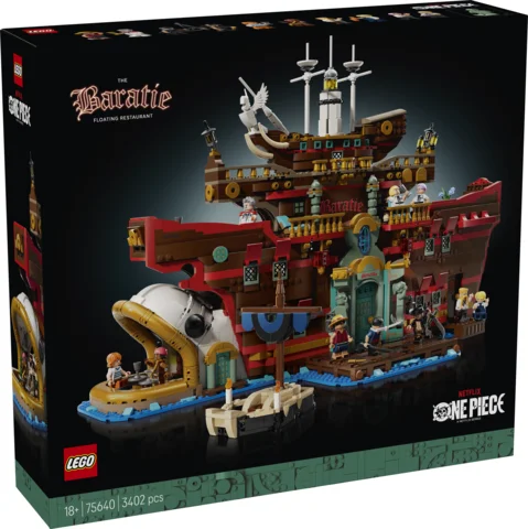 Lego one piece restaurante flotante baratie