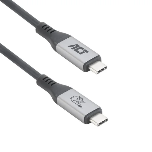 Cable usb - c usb 4.0 80gbps 240w usb - if 1.5m act connectivity