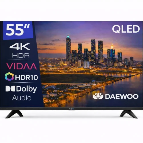 Tv daewoo 55 pulgadas qled 4k uhd - 55vb56qv - smart tv